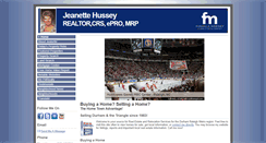 Desktop Screenshot of jeanettehussey.com