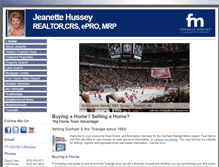 Tablet Screenshot of jeanettehussey.com